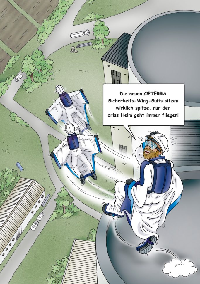 Illustration "Basejump" OPTERRA, Admax, Much