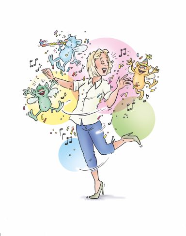 Glaubenssätze, Buchillustrationen, Bettina Binsack / Rüsselheim 